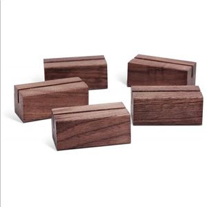 Natural Wood Card Holders